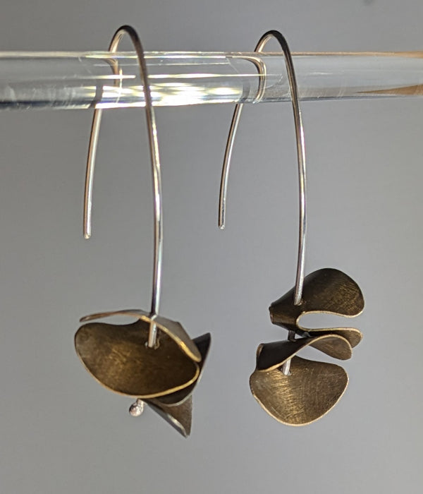 Double Bloom Earrings by Carolyn Young