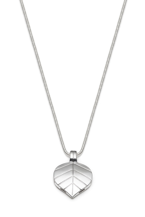 Medium Camélia Sterling Silver Pendant Necklace by Michaud Michaud