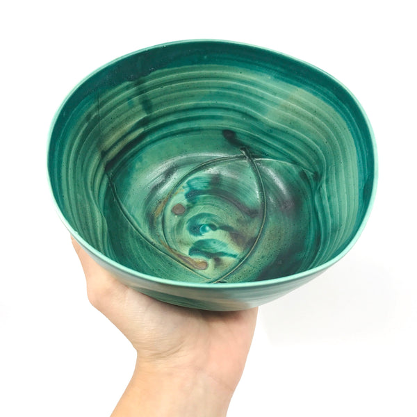 Turquoise Green Porcelain Bowl by Kayo O’Young