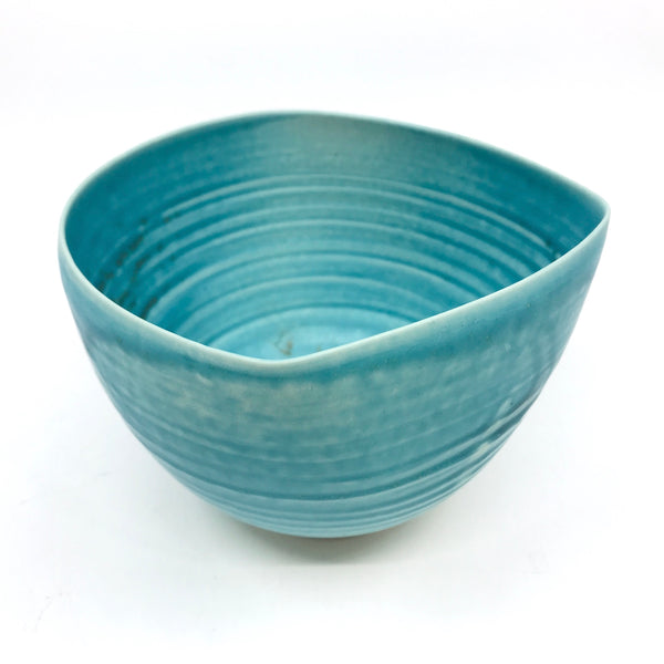 Turquoise Blue Porcelain Bowl by Kayo O’Young