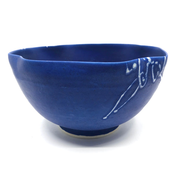 Large Cobalt Porcelain Bowl by Kayo O’Young