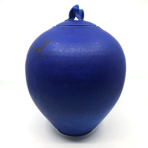 Large Cobalt Jar by Kayo O’Young