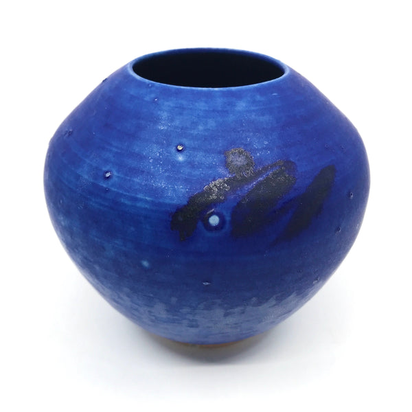 Small Round Cobalt Bud Vase by Kayo O’Young