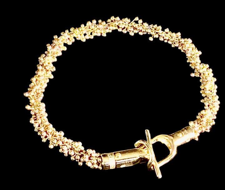 14k gold shikshok narrow bracelet