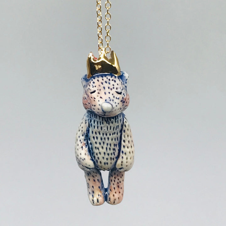 Ceramic Animal Pendant by Maria Moldovan