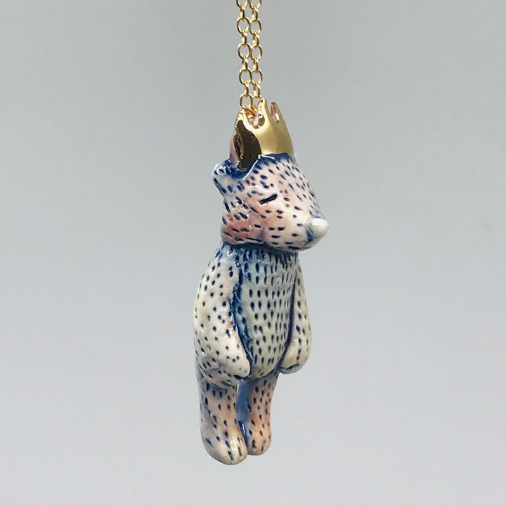 Ceramic Animal Pendant by Maria Moldovan