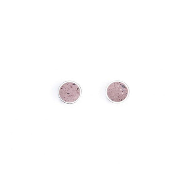 Myosotis Stud Earrings in Pink by Catrie