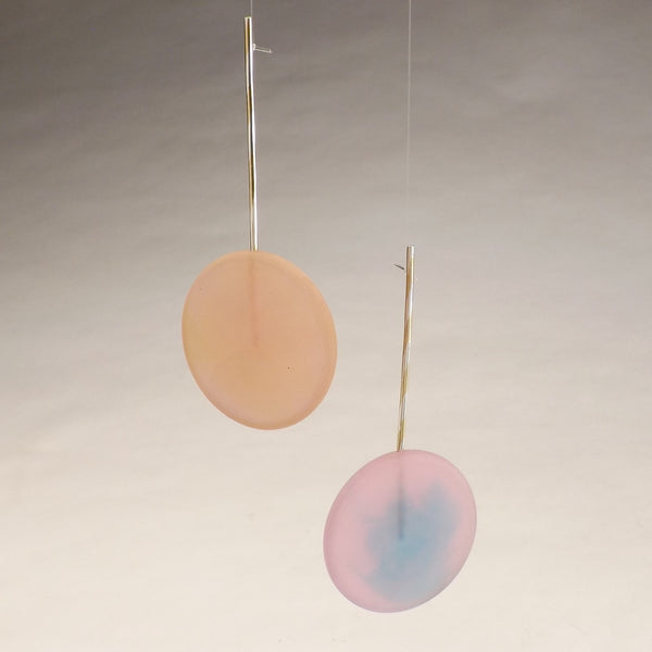 Lollipop Earrings in Pink and Blue by Vanessa Shum