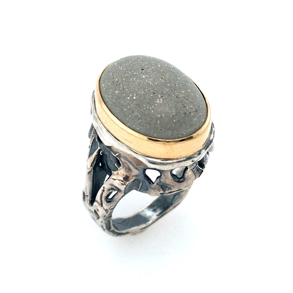 Concrete Stone Ring by Catrie