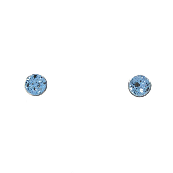 Myosotis Stud Earrings in Blue by Catrie