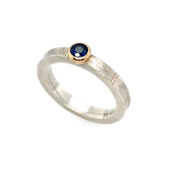 Blue Sapphire Band by Vivienne Jones